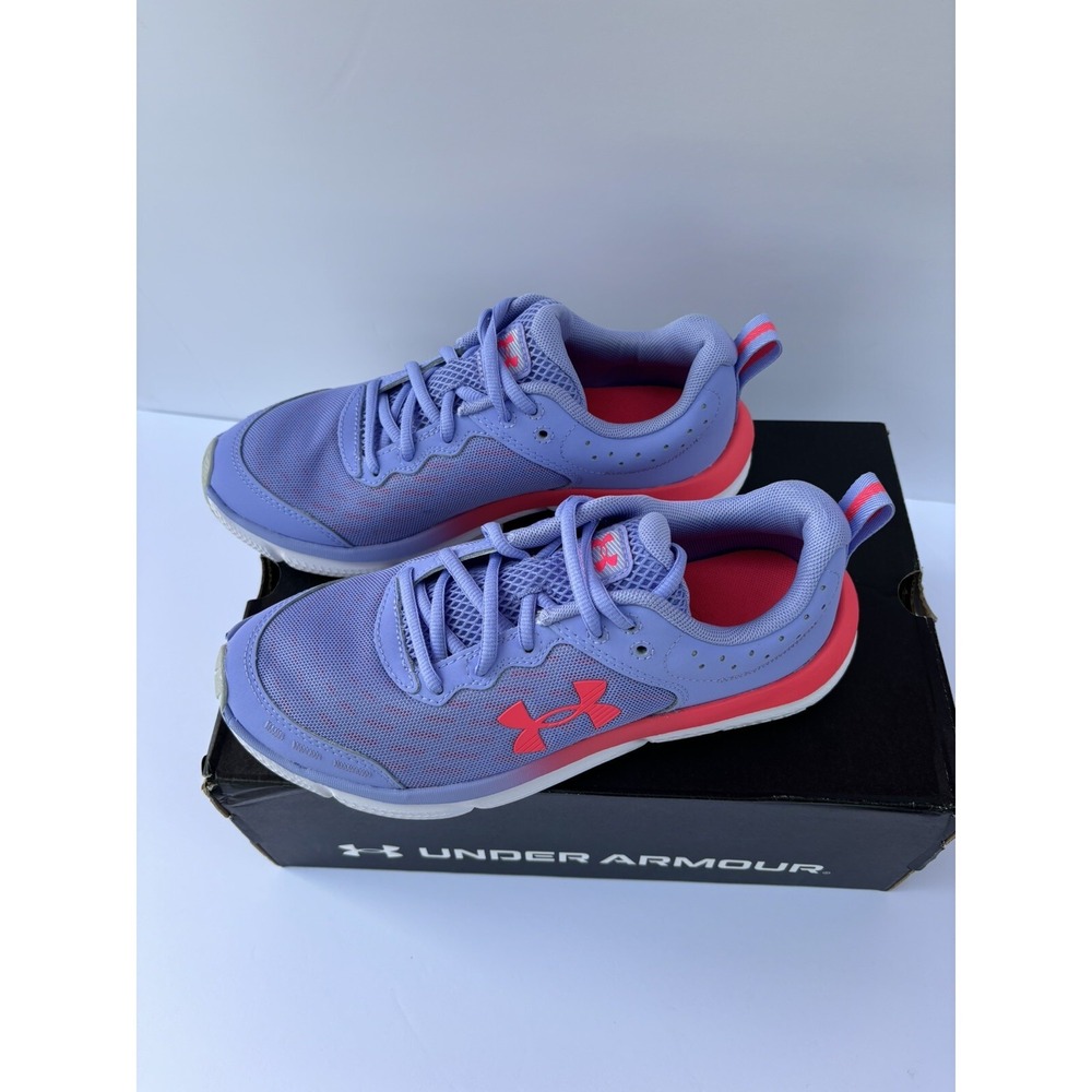 Under Armour Big Girls UA Sneakers Running Shoes Purple Size 6Y